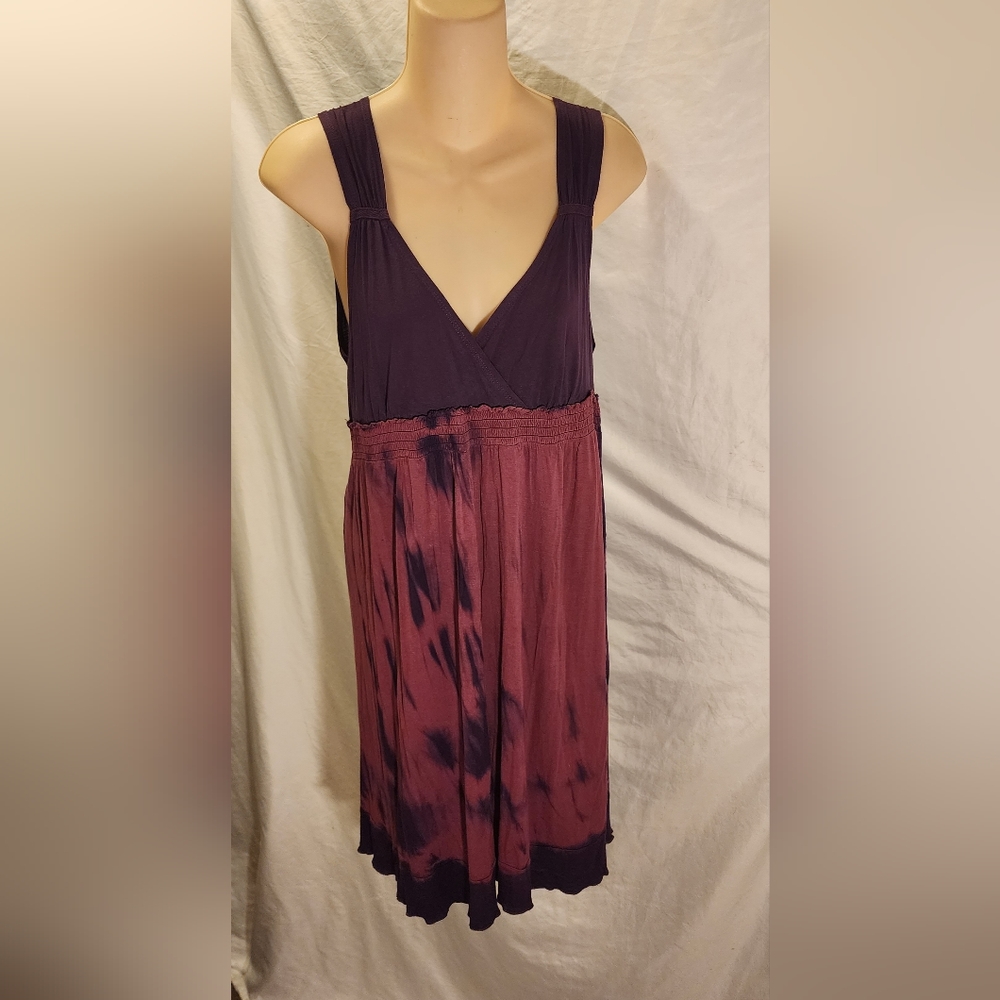 CALVIN KLEIN LG PURPLE SLEEVLESS DRESS